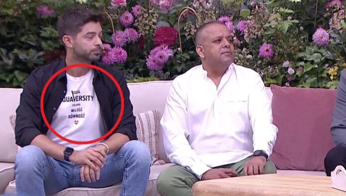 „skandal-na-antenie-tvp!-jaroslaw-bedzie-zly“-gosc-programu-na-zywo-zaskakuje-symbolem-lgbt