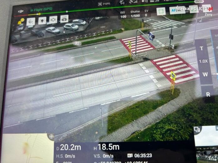 zory:-policyjny-dron-nadzorujacy-bezpieczenstwo-wychwycil-pirata-drogowego-z-ukrainy