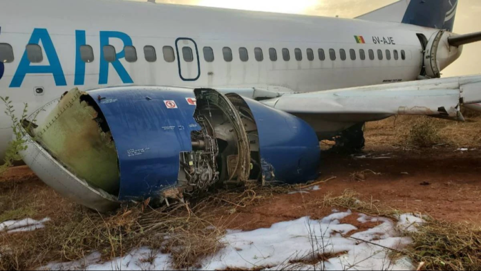 air-senegal-boeing-737-fails-to-take-off-and-crashed,-injuring-11-people