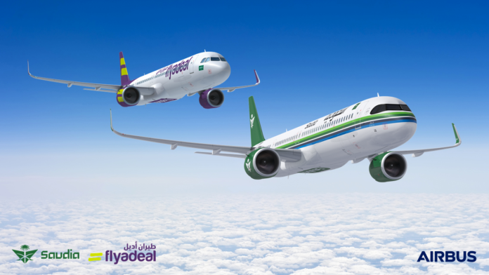 saudia-and-flydeal-orders-105-new-airbus-a320neos-and-a321neos