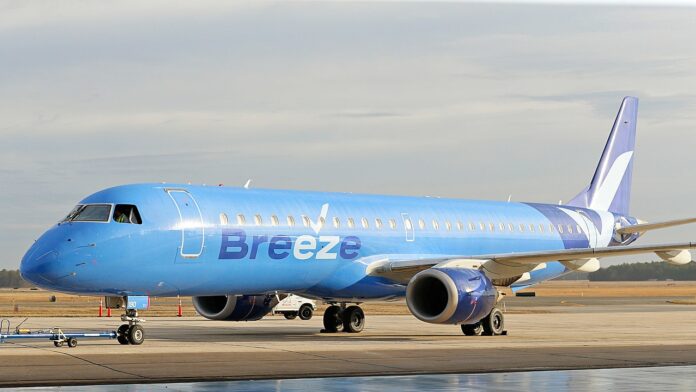 breeze-airways-inaugurates-new-flights-from-manchester-boston-regional-airport