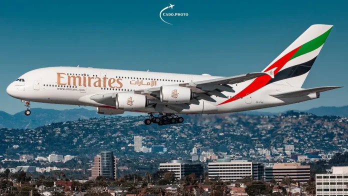 emirates-marks-one-year-of-a380’s-new-premium-economy-to-singapore