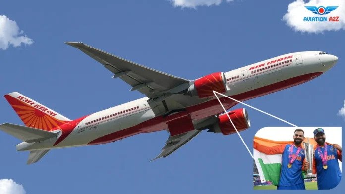 air-india-operates-special-charter-flight-aic24wc-to-fly-world-t20-champions-home