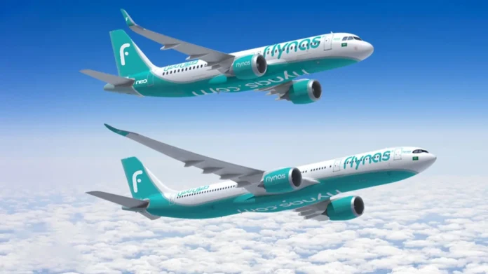 flynas-orders-75-new-airbus-a320neo-family-and-15-a330-900-aircraft-at-farnborough-2024