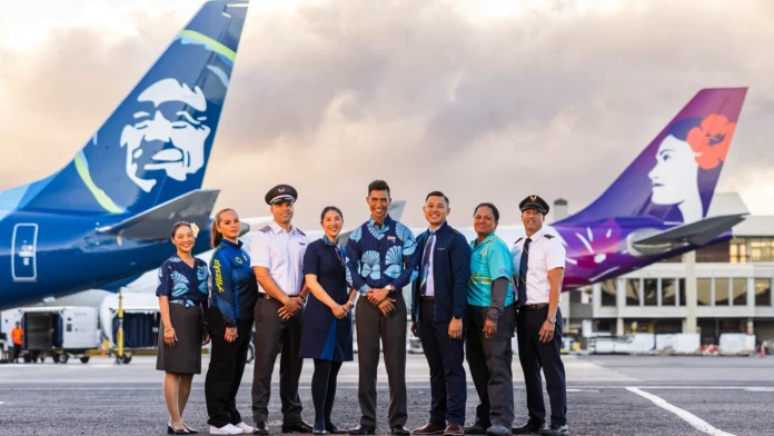 alaska-airlines-and-hawaiian-airlines-merged,-serves-141-destinations-with-350-aircraft