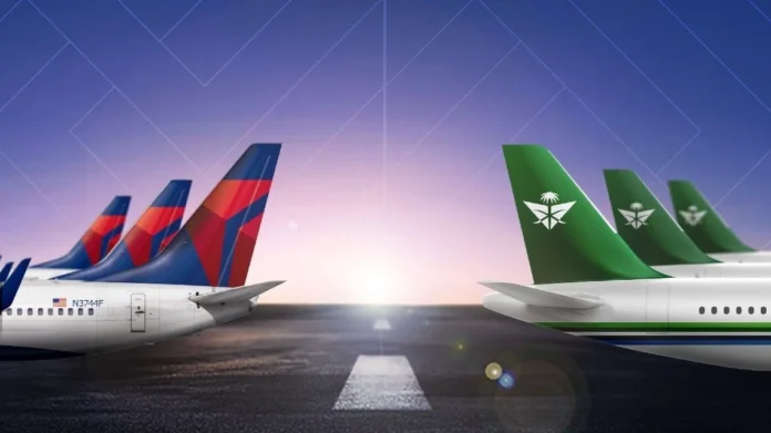 delta-signs-codeshare-with-saudia,-expands-to-12-saudi-arabia-destinations