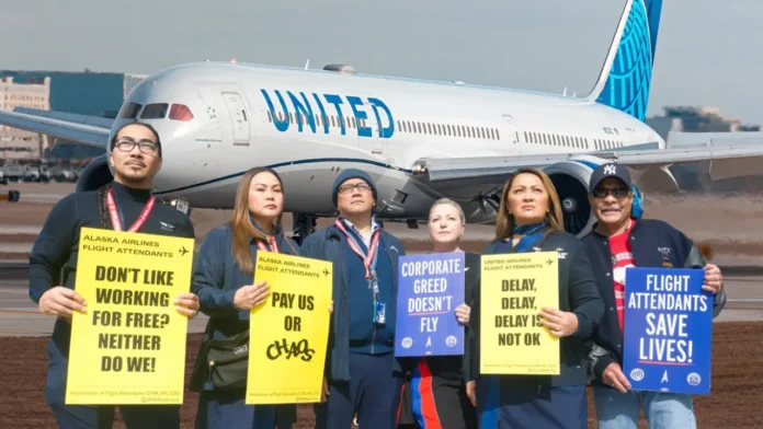 united-airlines-flight-attendants-wants-28%-raise-in-new-contract