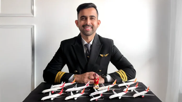 air-india-pilot-with-one-of-the-largest-aircraft-model-collection air-india-pilot-with-one-of-the-largest-aircraft-model-collection
