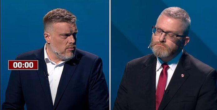 „za-mojej-kadencji-wracamy-do-wegla!”-–-ostry-spor-brauna-i-zandberga-podczas-debaty-w-tvp
