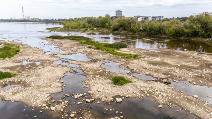 wisla-na-historycznym-dnie.-alarm-imgw:-5-cm-i-wstrzymane-promy-w-warszawie!