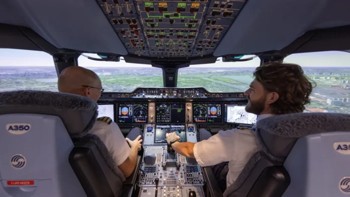 klm-introduces-first-airbus-a350-simulator-to-train-pilots-in-netherland